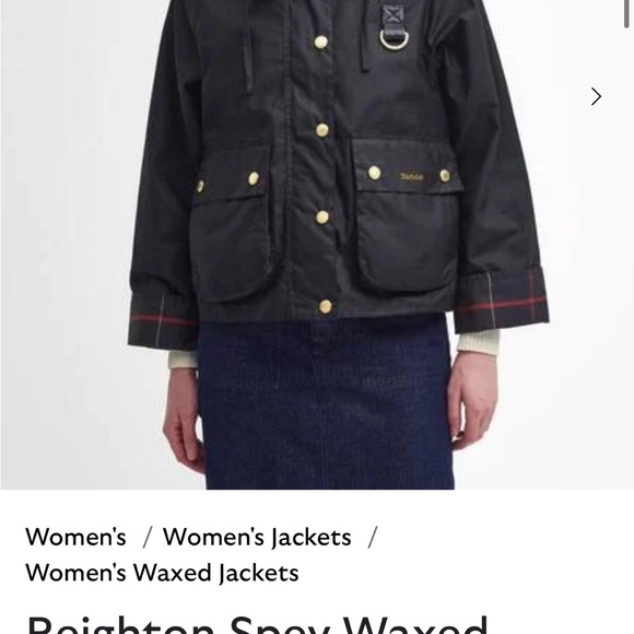 Barbour Reighton Wax Coat - Picture 8 of 8